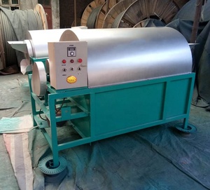 Pequeño de avena máquina de tostar/calefacción de gas de trigo sarraceno tostador/<span class=keywords><strong>castanea</strong></span> mollissima máquina de tostar - Product Image 4