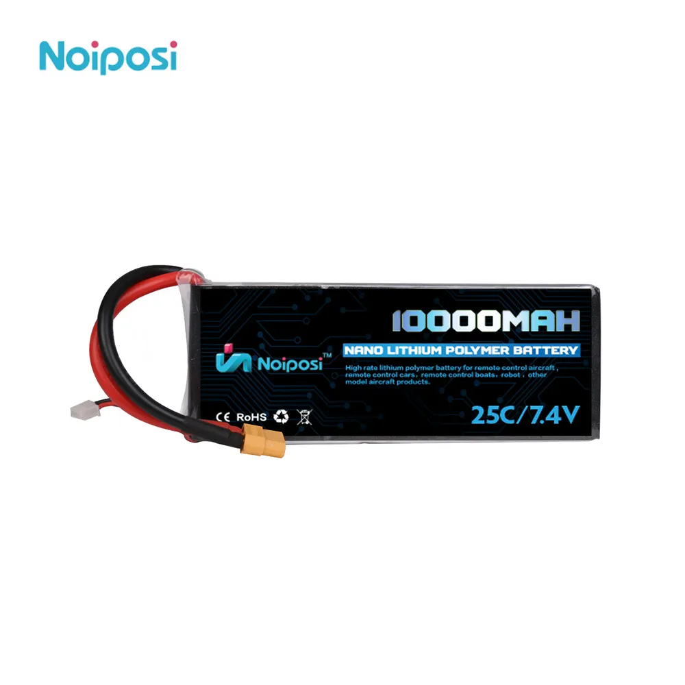 High capacity customized lithium Polymer battery 7.4 V 10000 mAh 9059156 2s