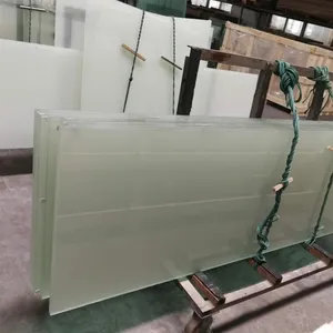 钢化夹层玻璃护栏板乳白色夹层玻璃价格