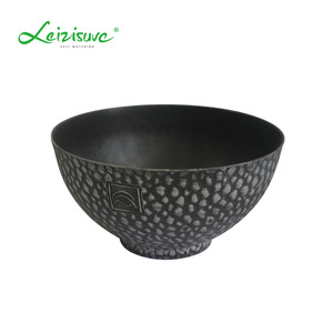 Leizisure cheap plastic bowl shape flowering pots planters garden plant pots