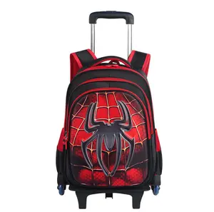 Alibaba china supplier cartoon kids child trolley school wheel Bags