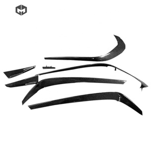 Séparateurs avant en Fiber de carbone pour <span class=keywords><strong>Mercedes</strong></span> Benz W117 CLA45 <span class=keywords><strong>AMG</strong></span> <span class=keywords><strong>2017</strong></span>-IN 2016 - Product Image 3