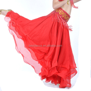 BestDance Belly Dance <strong>Skirts</strong> <strong>Chiffon</strong> <strong>Skirt</strong> for Women Girls - Product Image 2