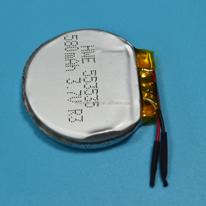 553535 3.7V 배터리 <span class=keywords><strong>580mah</strong></span> 라운드 <span class=keywords><strong>lipo</strong></span> 배터리 웨어러블 목걸이 라운드 리튬 폴리머 배터리 - Product Image 2