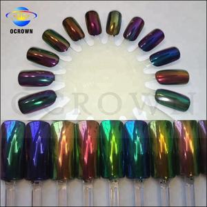 Multi chrome <span class=keywords><strong>colore</strong></span> perlato polveri cambio chameleon specchio pigmenti per arte del chiodo - Product Image 3