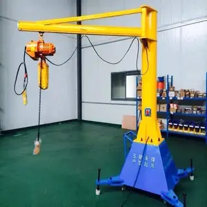 200kg 300kg 1t mobiele kraan rotatie swing arm lift kraan kraan ontwerp berekening