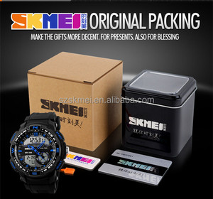 Quartz <span class=keywords><strong>chono</strong></span> dual Time analog Digital Men's Watch wristwatch - Product Image 2