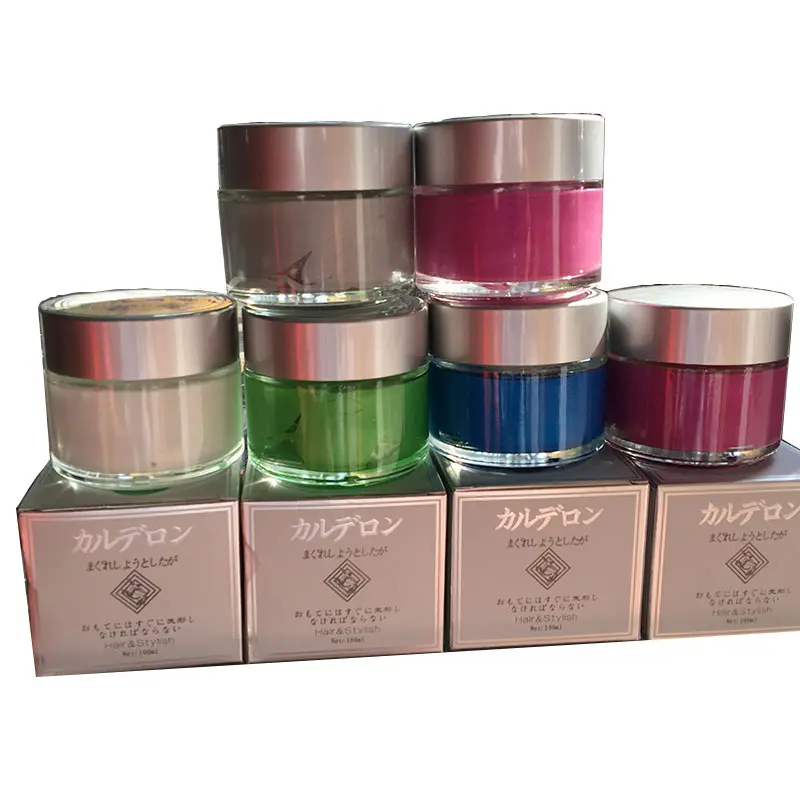 Temporary Instant Fashion Colorful Natural Hair Color Wax Mud Matte Hairstyle Hair Color Pomade