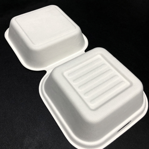 Eco friendly bagazo para llevar Go <span class=keywords><strong>Green</strong></span> caja de concha biodegradable desechable caja de embalaje de comida rápida para hamburguesa - Product Image 6