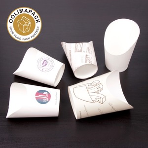 Papel Scoop Copa, Kraft taza de papas fritas, papel impreso patatas fritas cono - Product Image 4