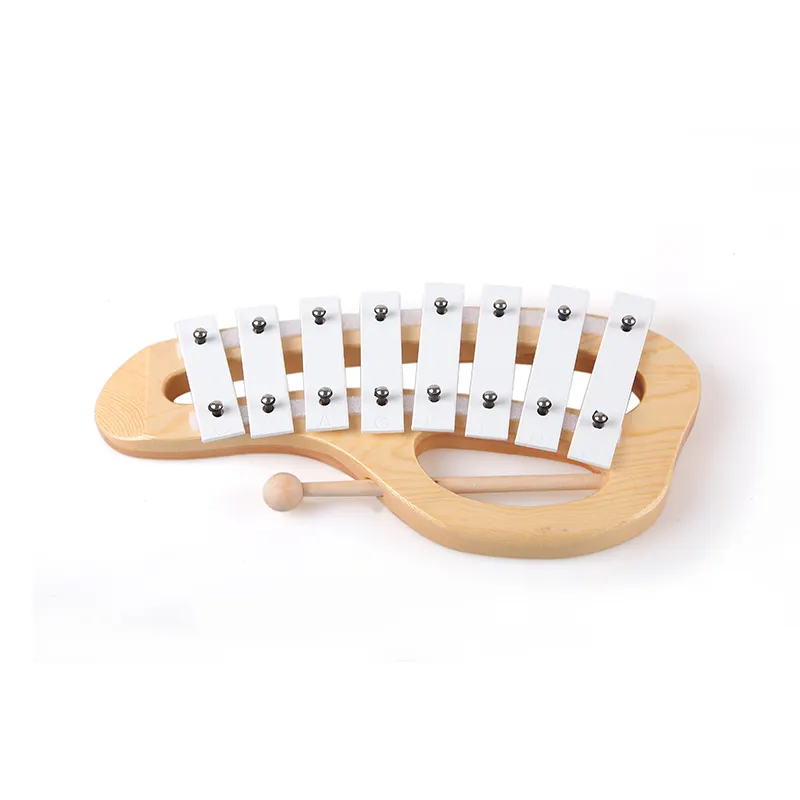 Детские музыкальные игрушки оптом 8 тонов деревянный ксилофон инструмент/ксилофон Игрушка