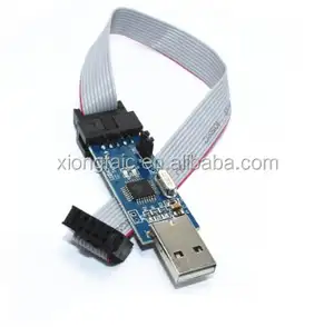 Usbasp usbisp avr programador usb isp, usb asp atmega8 atmega128 suporte win7 64k