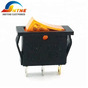 KCD3 10a 250vac deuxième vitesse deux jambes trépied avec la lumière T125 3 pins rocer commutateur - Product Image 1