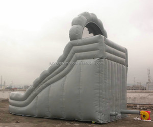 Comercial utilizado gigante tobogán inflable con piscina, grandes toboganes inflables para alquiler SL-67 - Product Image 1