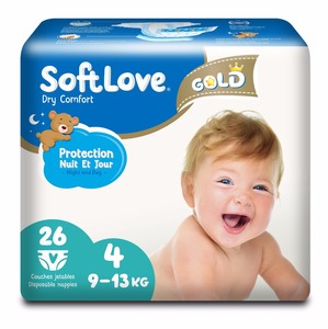 Softlove pas cher haute de coton absorbant jetable adolescent bébé couches - Product Image 1