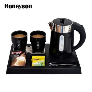 0.8L Spegnimento Automatico-off Albergo <span class=keywords><strong>Bollitore</strong></span> <span class=keywords><strong>Elettrico</strong></span> Maker Vassoio Tazza di Tè Set Con <span class=keywords><strong>Teiera</strong></span> - Product Image 1