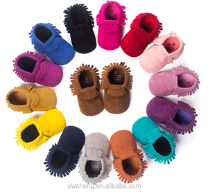 Mopersonnalisées pour nouveau-né, unisexe, pour bébés, semelle souple, antidérapantes, glands, pré-marche, chaussures pour tout-petits, tendance 2016 - Product Image 1