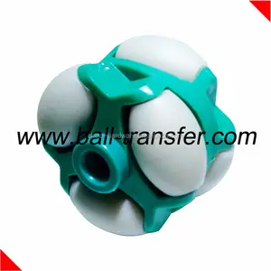 PE or Nylon or POM or Rubber Industrial Float-On Ball Small Casters Spring loaded heavy duty steel roller ball caster