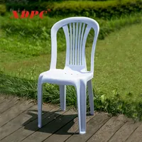Prezzo della sedia da pranzo di plastica impilabile bianco del giardino all'aperto poco costoso