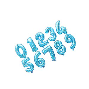 Number Balloon for Party <strong>Decoration</strong> Wholesale Price 16inch <strong>Gold</strong> Silver <strong>Black</strong> Red Foil Inflatable Helium Ballon - Product Image 4