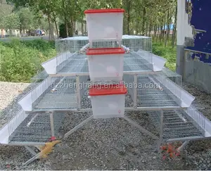 Jaula galvanizada para aves de corral, tipo A, jaula para aves de corral con 5 puertas/niveles (whatsapp : + 86 159 6597 7837)