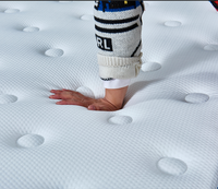Matelas hybride à ressorts ensachés en mousse à mémoire de forme Garantie 10 ans Matelas queen simple double bon marché