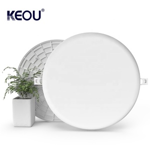 Cao lumen mới thông minh có thể điều chỉnh kích thước lỗ 100lm/W IP20 vòng lõm 36W không khung dẫn ánh sáng Trần - Product Image 3