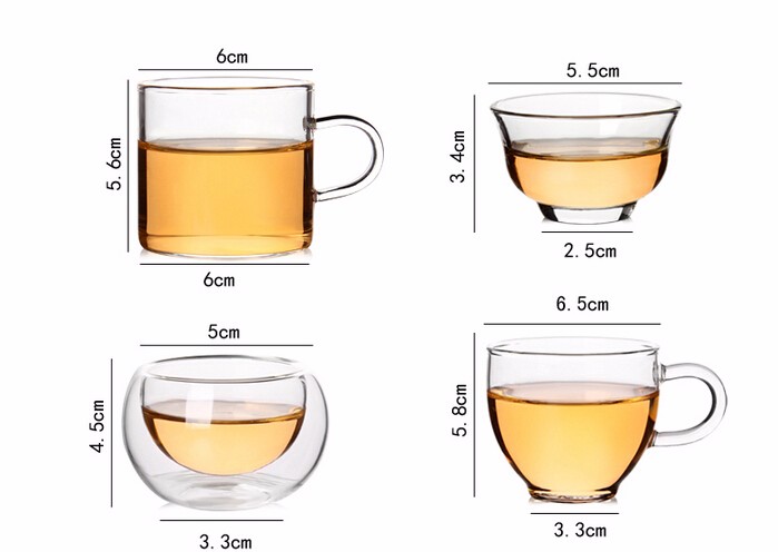 Fancy Double Wall Glass Espresso Cup Coffee Mug