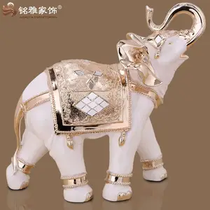 Tailandia elefante de resina artesanía casa decoración adornos creativo habitación muebles suerte del sudeste de Asia