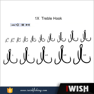 Esche Applicazione Super Ago Punti di Latta Finitura <span class=keywords><strong>4X</strong></span> Pesca Treble Ganci - Product Image 3