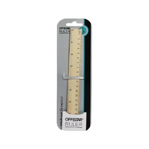 Wholesale Office School Stationery Eco Wood Scale 8 Inch Wooden Straight Ruler
