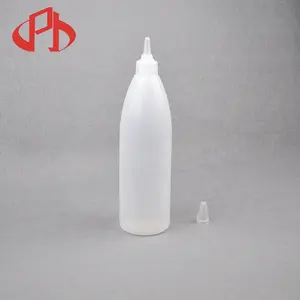 Botol Minyak Dapat Dimakan Plastik, Botol Pemeras Cuka Bumbu Plastik Kualitas Tinggi 750ML LDPE