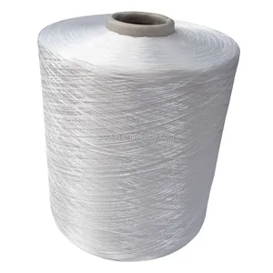 100% High Tenacity White 50-150TPM PP Twisted Yarn