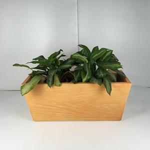 Usine prix poids léger <span class=keywords><strong>haute</strong></span> résistance durable imperméable à l'eau <span class=keywords><strong>en</strong></span> plein air jardin <span class=keywords><strong>en</strong></span> <span class=keywords><strong>bois</strong></span> fiberstone planteur - Product Image 4