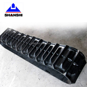 Pelindung jejak karet untuk ekskavator Mini Airman AX18 AX20 AX22 AX25 AX27 AX29 <span class=keywords><strong>Hitachi</strong></span> EX22 <span class=keywords><strong>EX25</strong></span> sepatu sabuk karet - Product Image 1