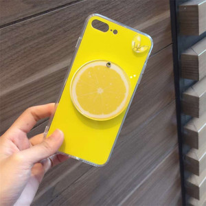 Di modo Fresco Carino 3D Frutta Cassa Del Telefono Dello Specchio Per il iphone 8 Molle di TPU Copertura Della Cassa Del Telefono Macchina da Stampa per Huawei /<span class=keywords><strong>xiaomi</strong></span> - Product Image 3