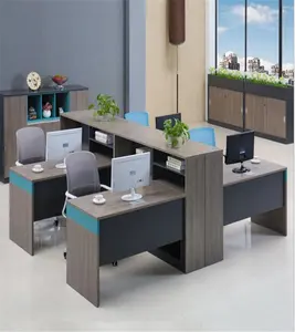 Escritório móveis computador mesa de alumínio escritório estações de trabalho cubicicleta