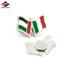 Longzhiyu 15 Years <strong>Custom</strong> Logo Badges Manufacturer Magnetic <strong>Pin</strong> Badges <strong>Custom</strong> <strong>Flag</strong> Lapel <strong>Pins</strong> Enamel <strong>Pins</strong> Brooches - Product Image 1