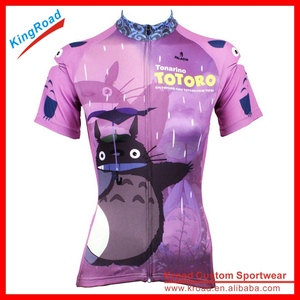 Professionnel personnalisé de <span class=keywords><strong>bande</strong></span> <span class=keywords><strong>dessinée</strong></span> conception cyclisme jersey vêtements <span class=keywords><strong>vélo</strong></span> porter - Product Image 2