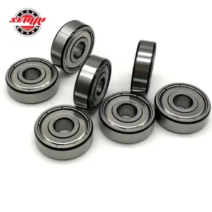 8x22x7 Metal Shield Single Row Radial Electrically Conductive Miniature Deep Groove Ball Bearing 608ZZ