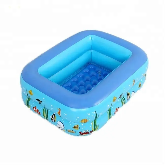 Fabricant en stock, vente chaude de piscine gonflable hors sol en plastique taille familiale