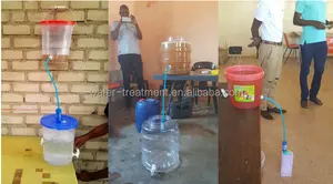 Filtro a Secchio con Ultrafiltrazione a Gravità UF, Purificatore d'Acqua Personale per Campeggio, Cannuccia in Polisulfone per Acqua Potabile - Product Image 4