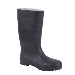 RB115 PVC et caoutchouc tissu facilement séché bottes de pluie de sécurité robuste