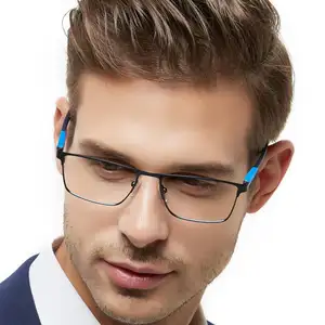 Phong Cách Mới Khung Quang Kim Loại Fancy Eyeglass Khung Vuông Cho Bán Buôn Kính