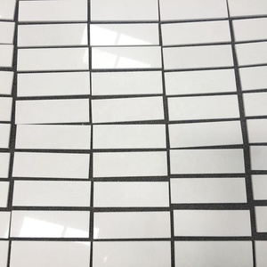 Bán buôn schomex 75*228 mét Trắng thassos đá cẩm thạch tàu điện ngầm tường gạch thiết kế hiện đại cho trang trí nội thất - Product Image 5