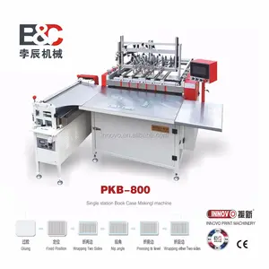 Máquina semiautomática para fabricación de cubiertas de libros, máquina para fabricación de carcasas y álbumes