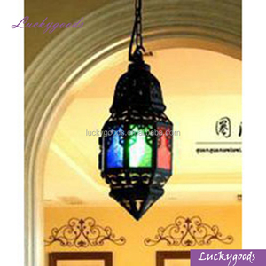 XK055 High Quality Antique Hanging Brass <strong>Moroccan</strong> <strong>Lantern</strong> Wholesale - Product Image 1