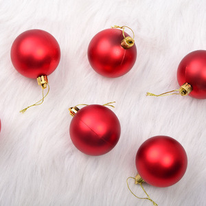 En gros <span class=keywords><strong>Personnalisé</strong></span> 15Cm Décoratif Ornements Suspendus <span class=keywords><strong>Boules</strong></span> <span class=keywords><strong>De</strong></span> Noël Rouges - Product Image 4