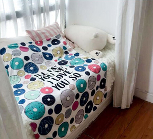 2018 nuevo producto al por mayor punto 100% poliéster impreso bebé manta fábrica de china - Product Image 4