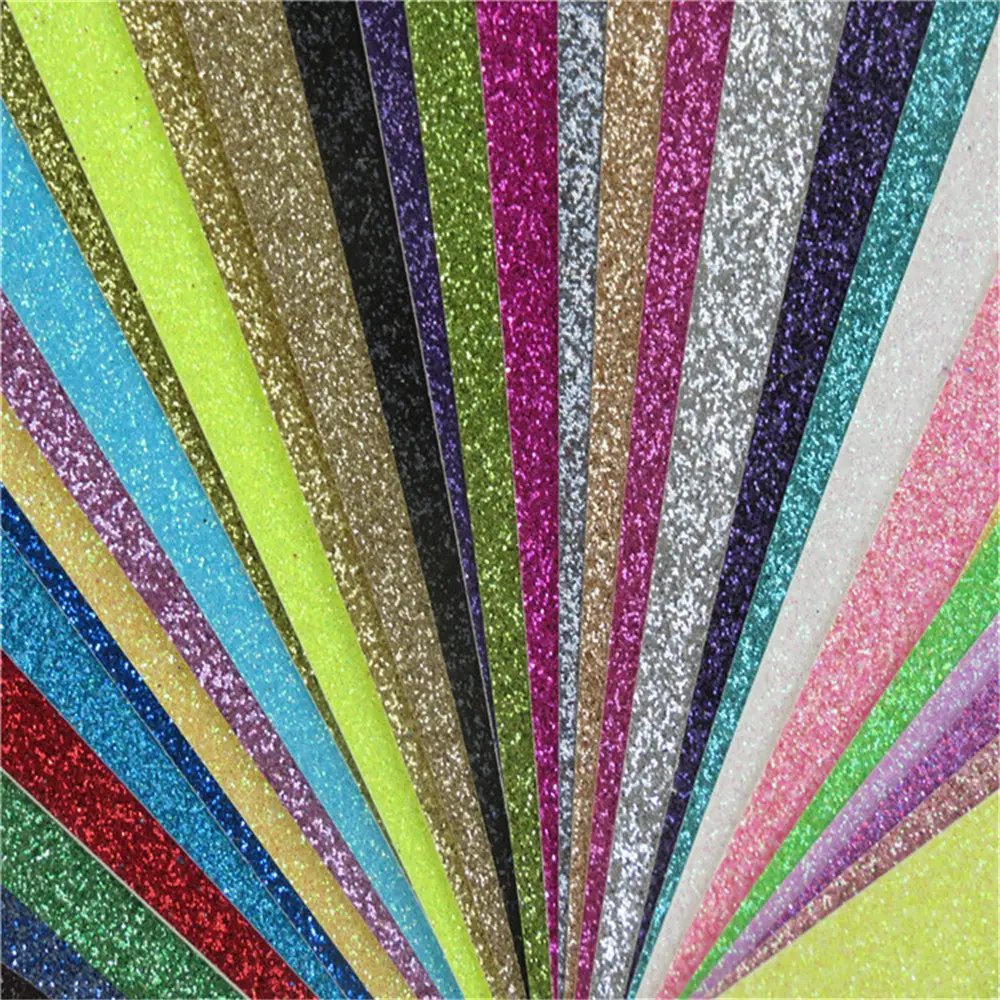 300 gsm laser Glitter Paper card A4 feuille de couleur pour cricut 12 par 12 pouces